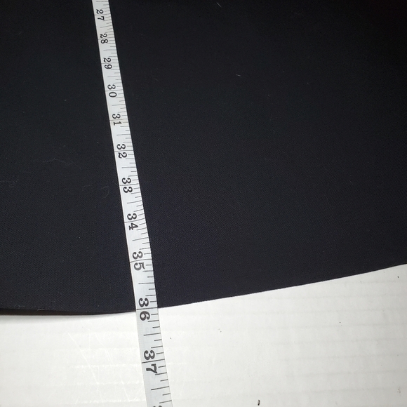 Escada Elements Wool Short Sleeve Sheath Dress Black Size 40 Vintage - Picture 9 of 9